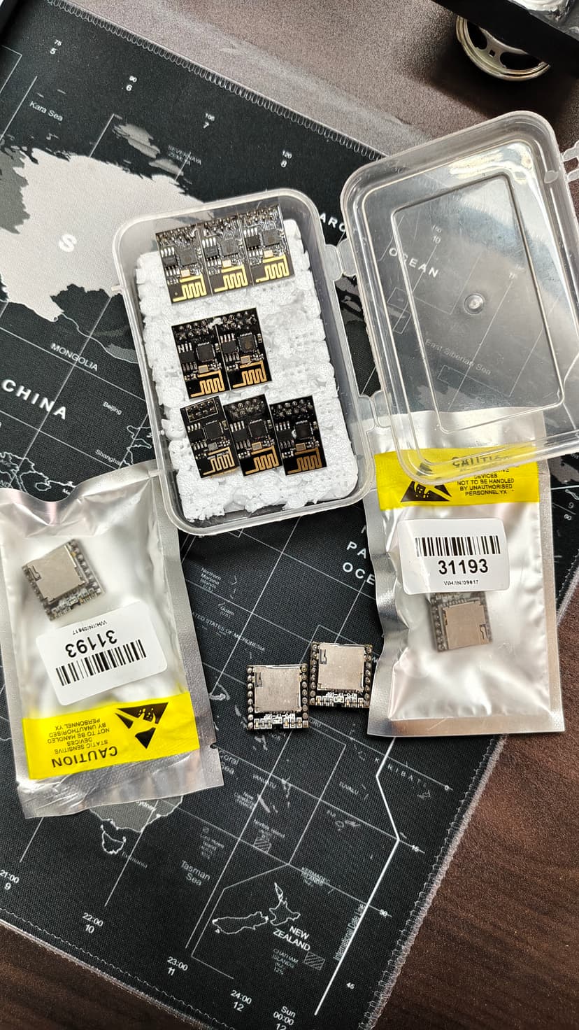 ESP8266 and Components Used